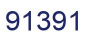 Número 91391 imagen azul