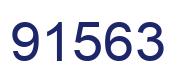 Número 91563 imagen azul