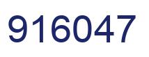 Number 916047 blue image