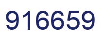 Number 916659 blue image