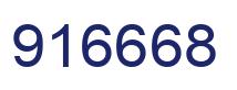 Número 916668 imagen azul