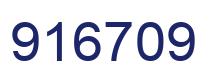 Número 916709 imagen azul