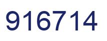 Número 916714 imagen azul
