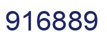 Number 916889 blue image