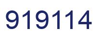 Number 919114 blue image