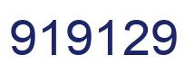 Number 919129 blue image