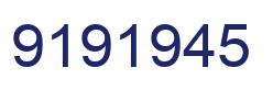 Number 9191945 blue image