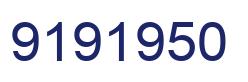 Number 9191950 blue image