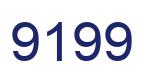 Number 9199 blue image