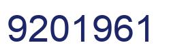 Number 9201961 blue image