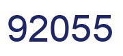 Número 92055 imagen azul
