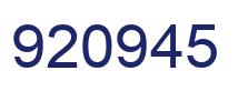 Número 920945 imagen azul