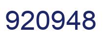 Número 920948 imagen azul