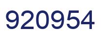 Número 920954 imagen azul