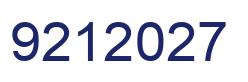 Número 9212027 imagen azul