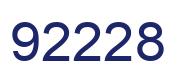 Number 92228 blue image