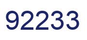 Number 92233 blue image