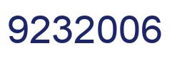 Number 9232006 blue image