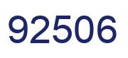 Number 92506 blue image