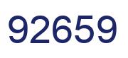 Number 92659 blue image