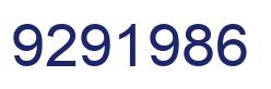 Número 9291986 imagen azul
