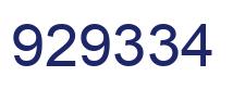 Número 929334 imagen azul