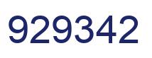 Número 929342 imagen azul