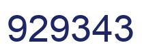 Número 929343 imagen azul
