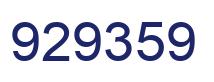 Número 929359 imagen azul