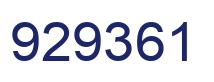 Número 929361 imagen azul
