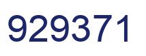 Número 929371 imagen azul