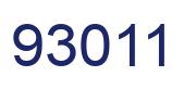 Número 93011 imagen azul