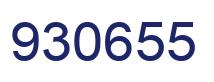 Number 930655 blue image