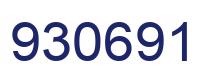 Number 930691 blue image