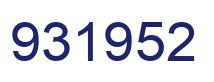 Número 931952 imagen azul