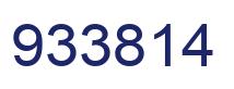 Number 933814 blue image