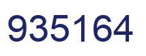 Number 935164 blue image