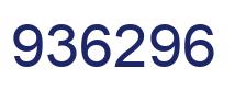 Number 936296 blue image