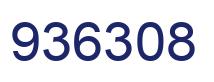 Number 936308 blue image