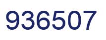 Number 936507 blue image