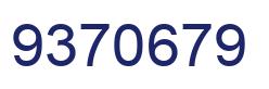 Number 9370679 blue image