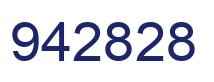 Number 942828 blue image