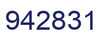 Número 942831 imagen azul