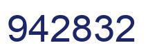 Number 942832 blue image