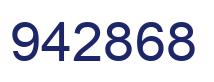 Number 942868 blue image