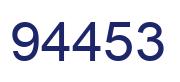 Number 94453 blue image