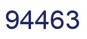 Number 94463 blue image