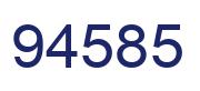 Number 94585 blue image
