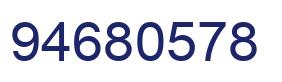 Number 94680578 blue image