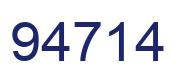 Number 94714 blue image